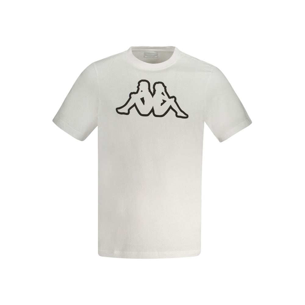 Kappa White Cotton Men T-Shirt KA-33206-S
