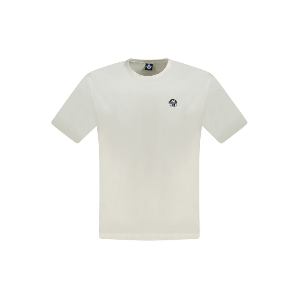 North Sails White Cotton Men T-Shirt NO-33747-S