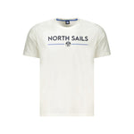 North Sails White Cotton Men T-Shirt NO-34371-S