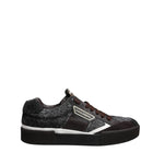 Dolce & Gabbana Multicolor Leather Low Top Sneakers Shoes MV7418-40.5