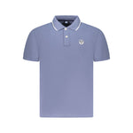 North Sails Blue Cotton Men Polo Shirt NO-35020-S