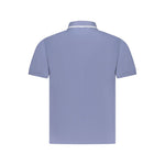North Sails Blue Cotton Men Polo Shirt NO-35020-S
