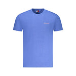Tommy Hilfiger Blue Cotton Men T-Shirt TO-38467-S
