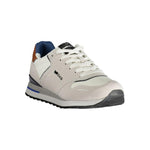 Gas White Polyester Men Sneaker GA-38581-EU44/US11