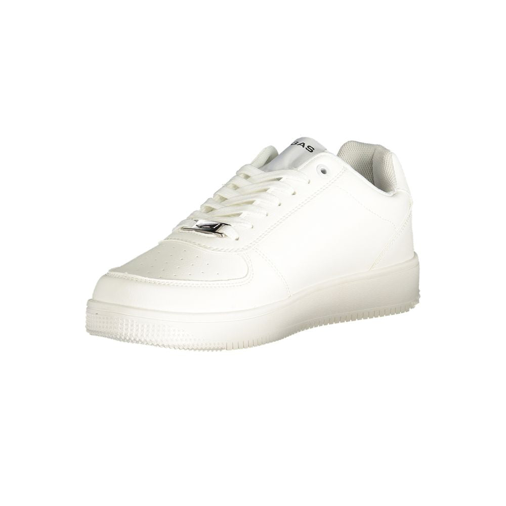Gas White Polyester Men Sneaker GA-38598-EU42/US9