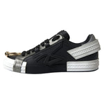 Dolce & Gabbana Black Leather Low Top Sneakers Portofino Shoes MV5361-44