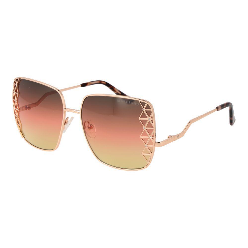 Marciano by Guess Rose Gold Women Sunglasses MA-1060284