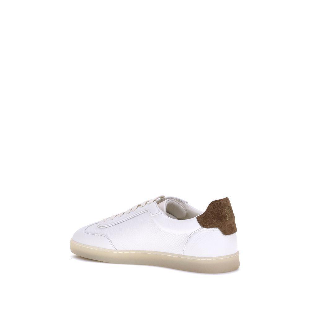 Brunello Cucinelli Leather Sneakers BR-MZUKSGJ336CZX01-EU42/US9