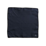 Dolce & Gabbana Blue DG Crown Silk Square Men Foulard Scarf