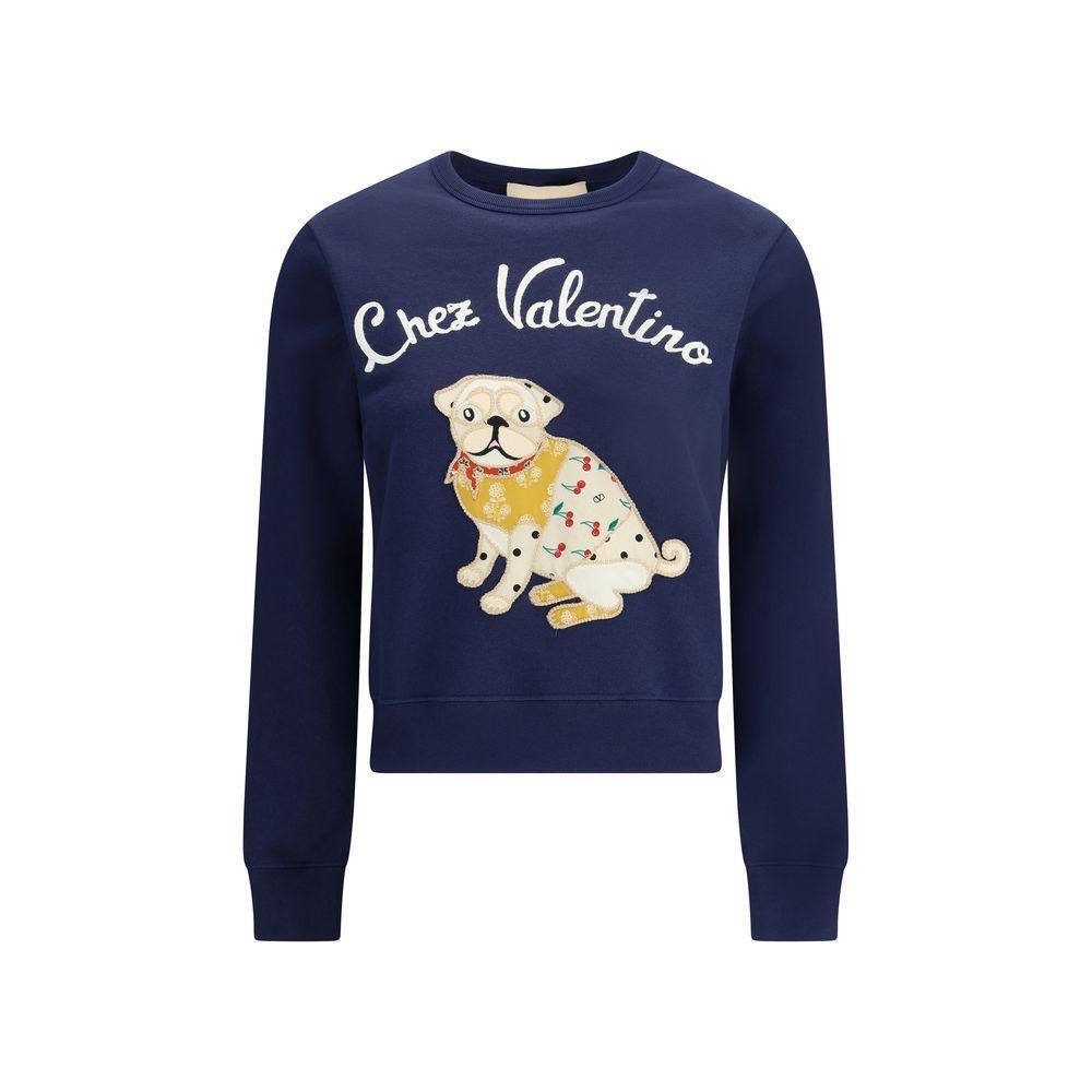 Valentino Cotton Sweatshirt VA-7B3MF24Z9L8D51-L