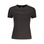 Tommy Hilfiger Black Cotton Tops & T-Shirt TO-38441-XS