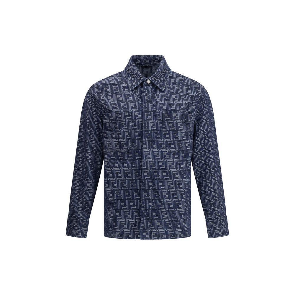 Fendi Denim FF Jacket FE-FW1321AUX4F0BUZ-IT46 | S