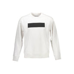 Calvin Klein White Cotton Unisex Sweatshirt CA-4310-XL