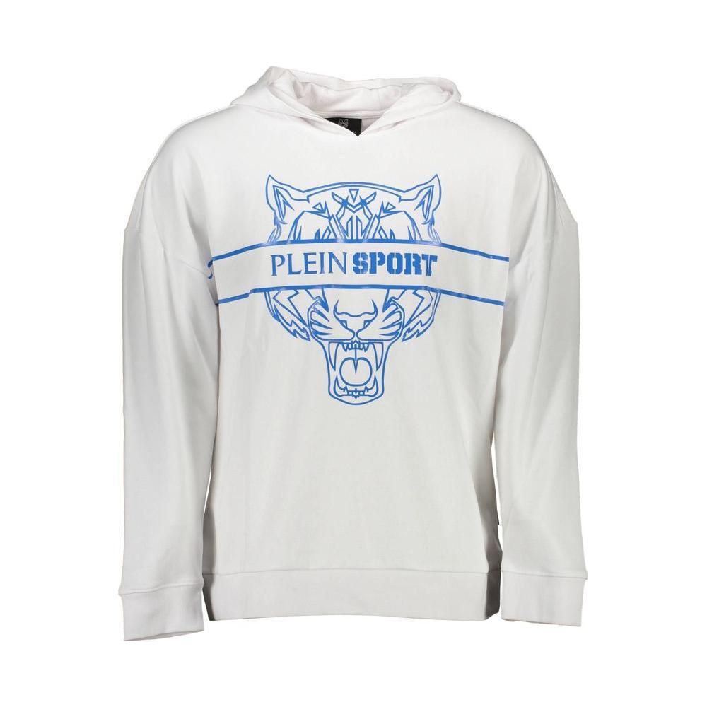 Plein Sport White Cotton Men Sweater PL-9586-S