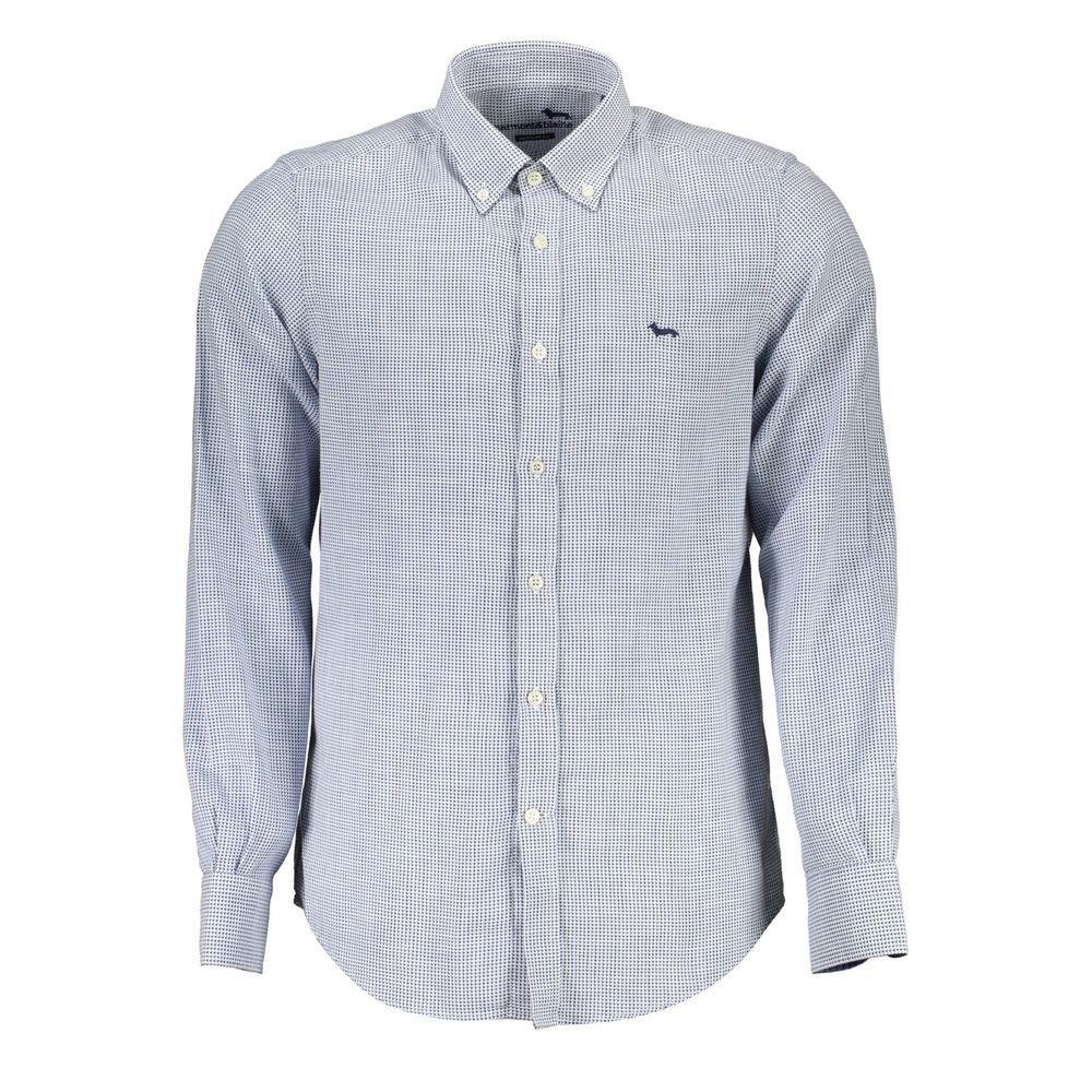 Harmont & Blaine Blue Cotton Shirt HA-36935-S