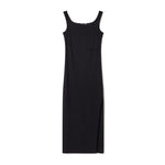 Hinnominate Black Cotton Dress HI-15611-S