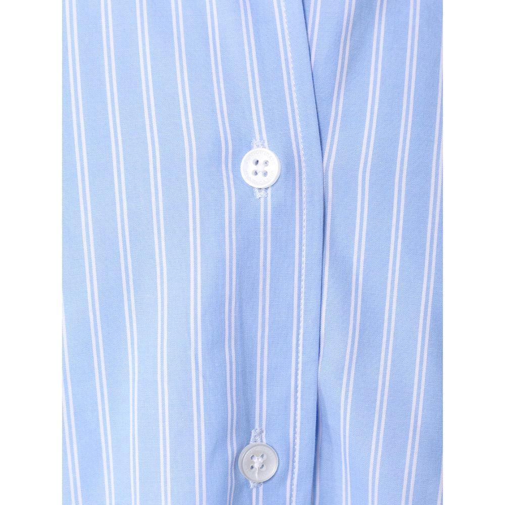 Hinnominate Blue Cotton Shirt HI-15620-XL