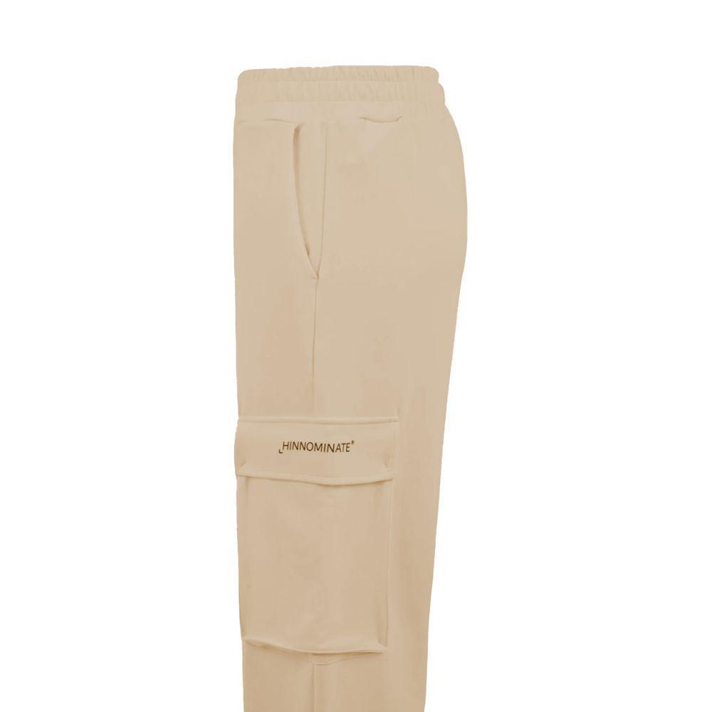 Hinnominate Beige Polyester Jeans & Pant HI-15585-XS