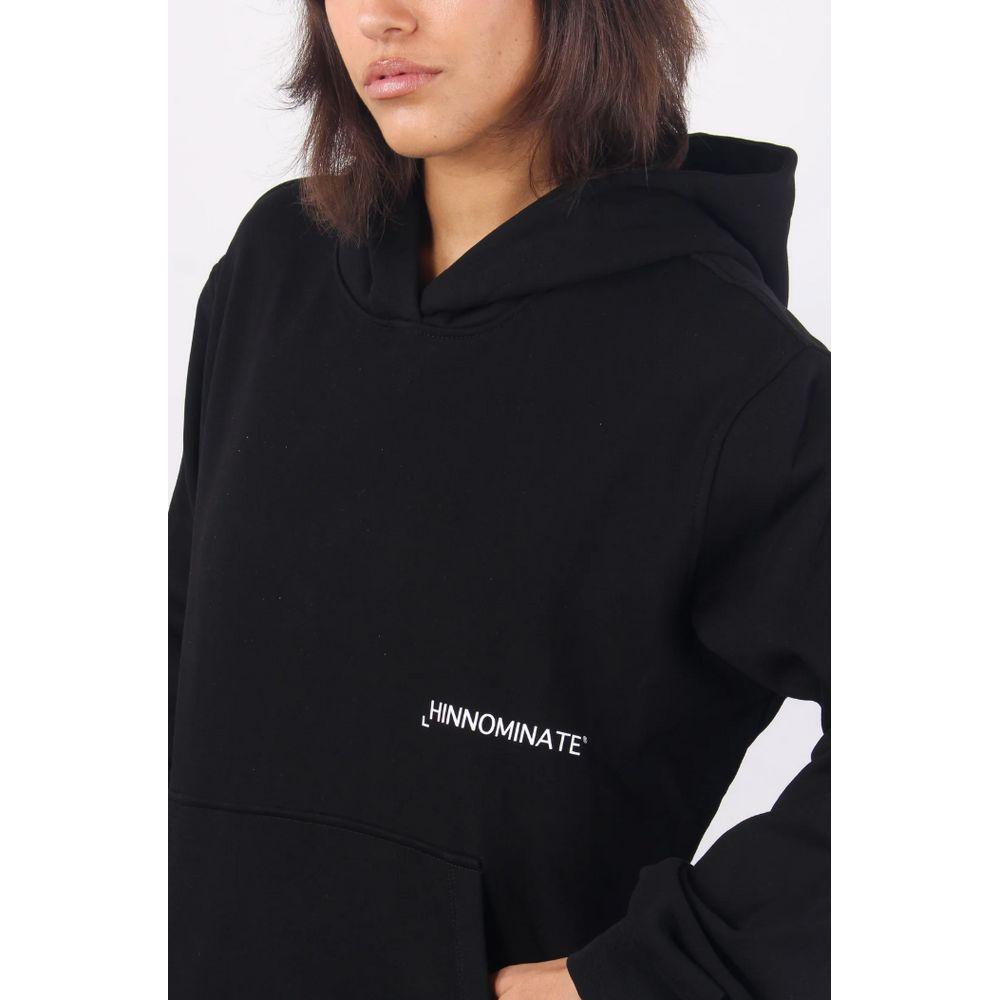 Hinnominate Black Cotton Sweater HI-15555-M