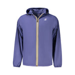 K-WAY Blue Polyamide Men Jacket KW-38803-M