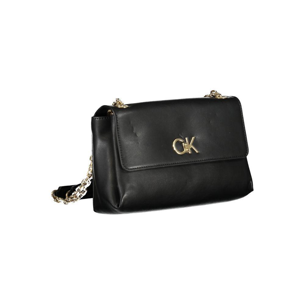 Calvin Klein Black Polyester Handbag CA-27498