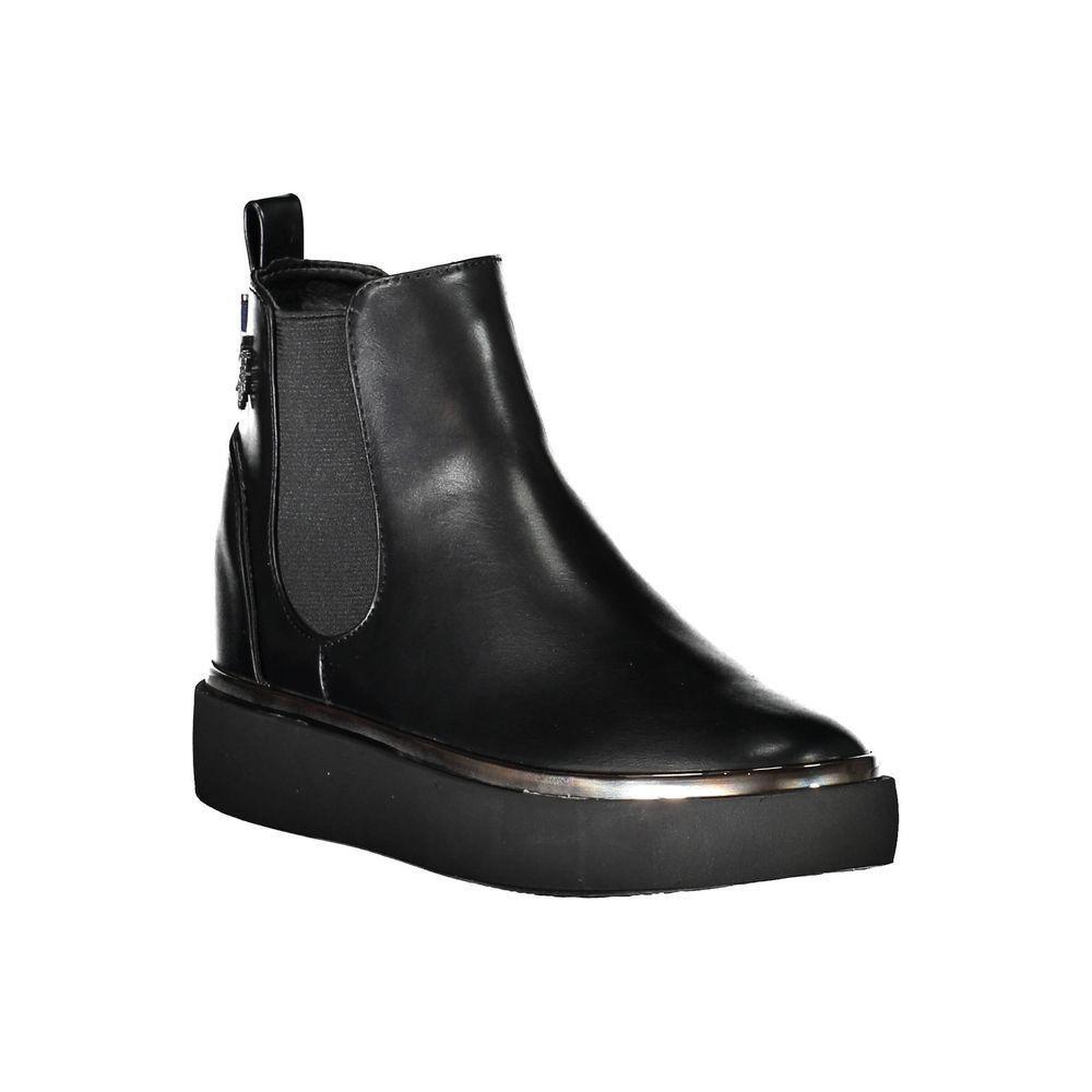 U.S. POLO ASSN. Black Polyester Boot US-20384-EU35/US5