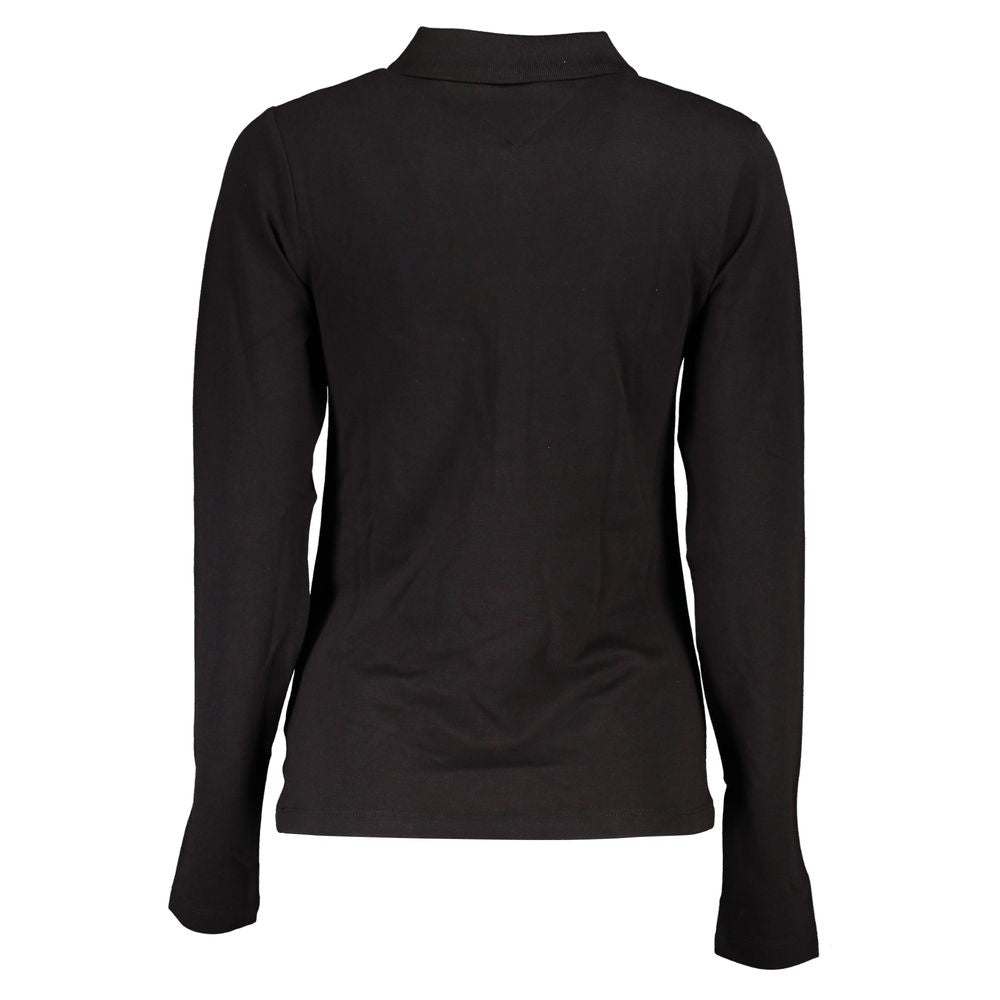 Tommy Hilfiger Black Cotton Polo Shirt TO-22855-S