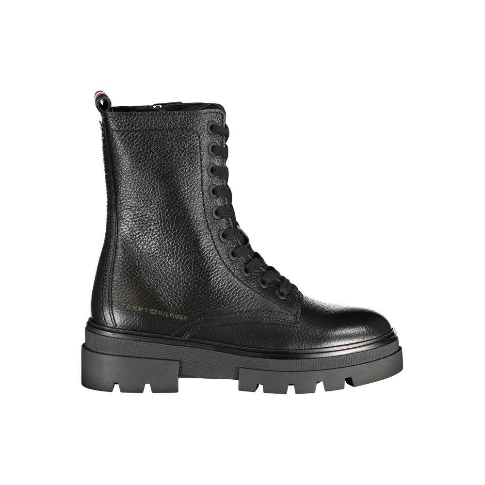 Tommy Hilfiger Black Polyester Boot TO-25015-EU36/US6