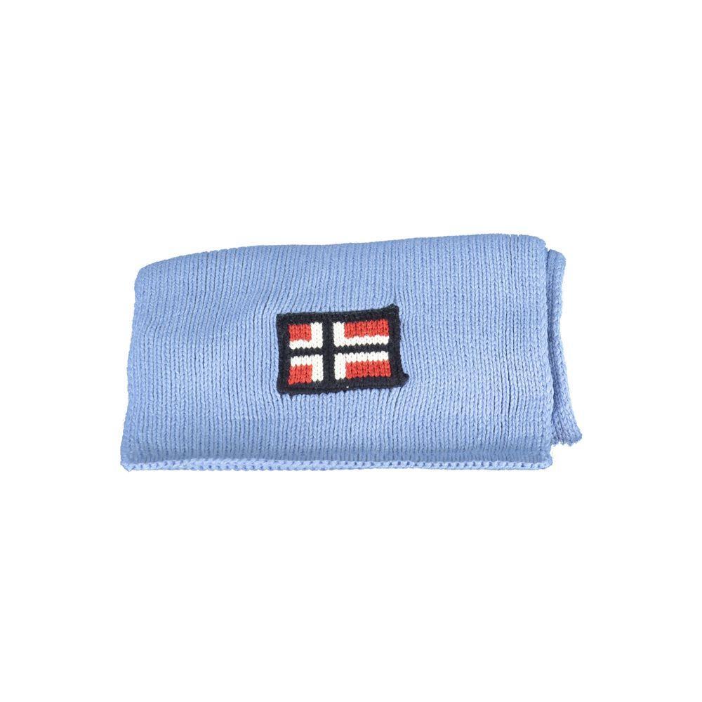 Norway 1963 Blue Marabou Scarf NO-25585