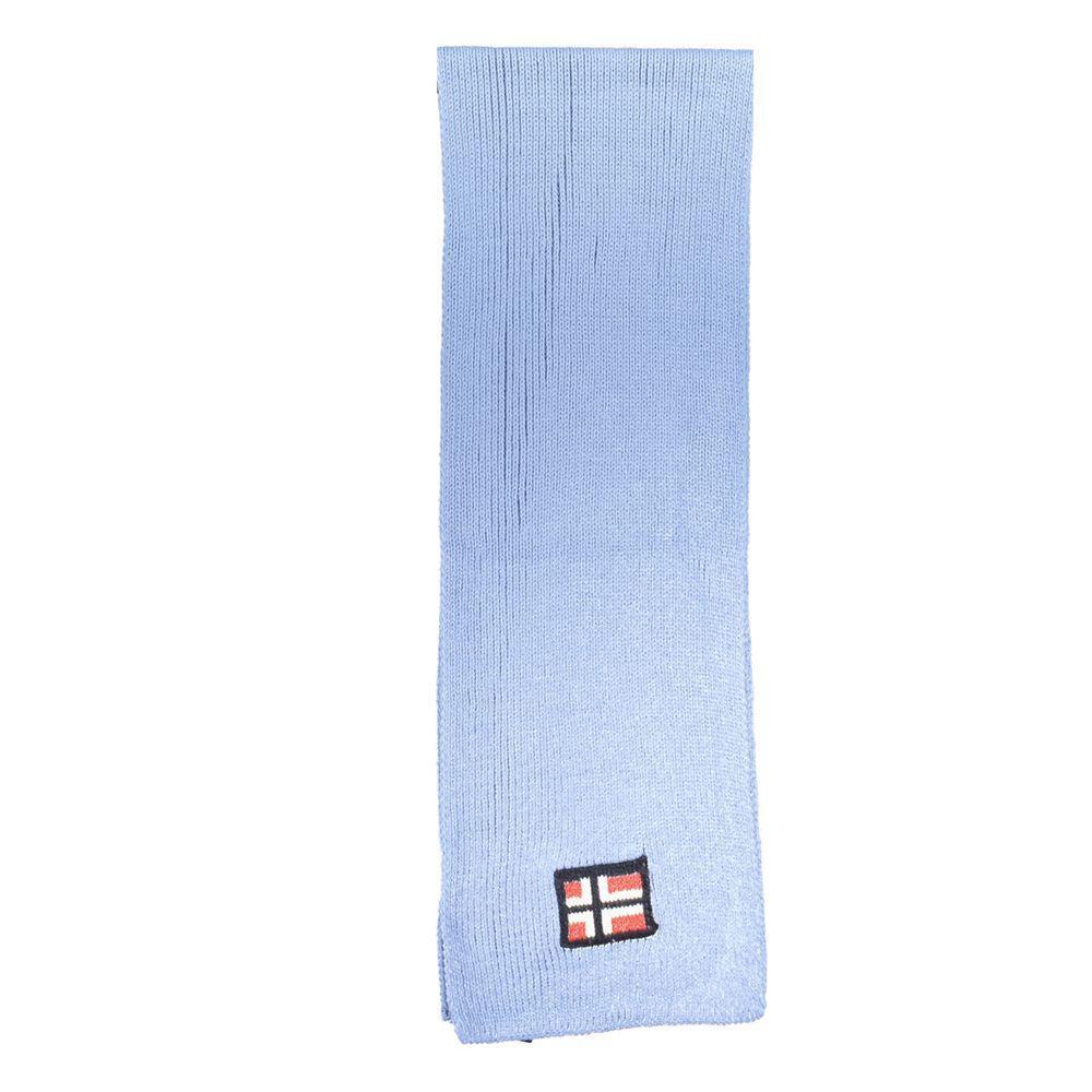 Norway 1963 Blue Marabou Scarf NO-25585