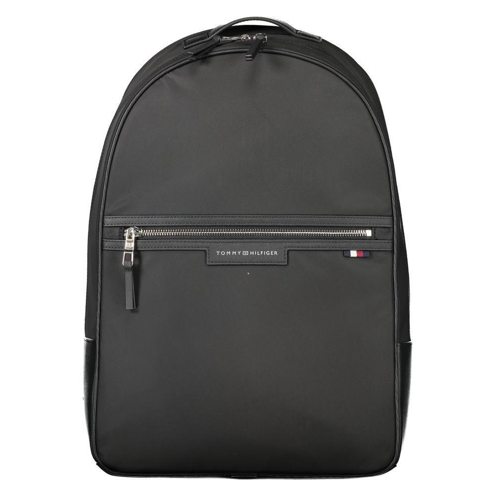 Tommy Hilfiger Black Polyester Backpack TO-25934