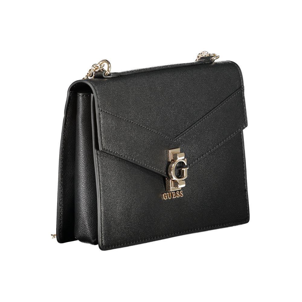 Guess Jeans Black Polyethylene Handbag GU-30908