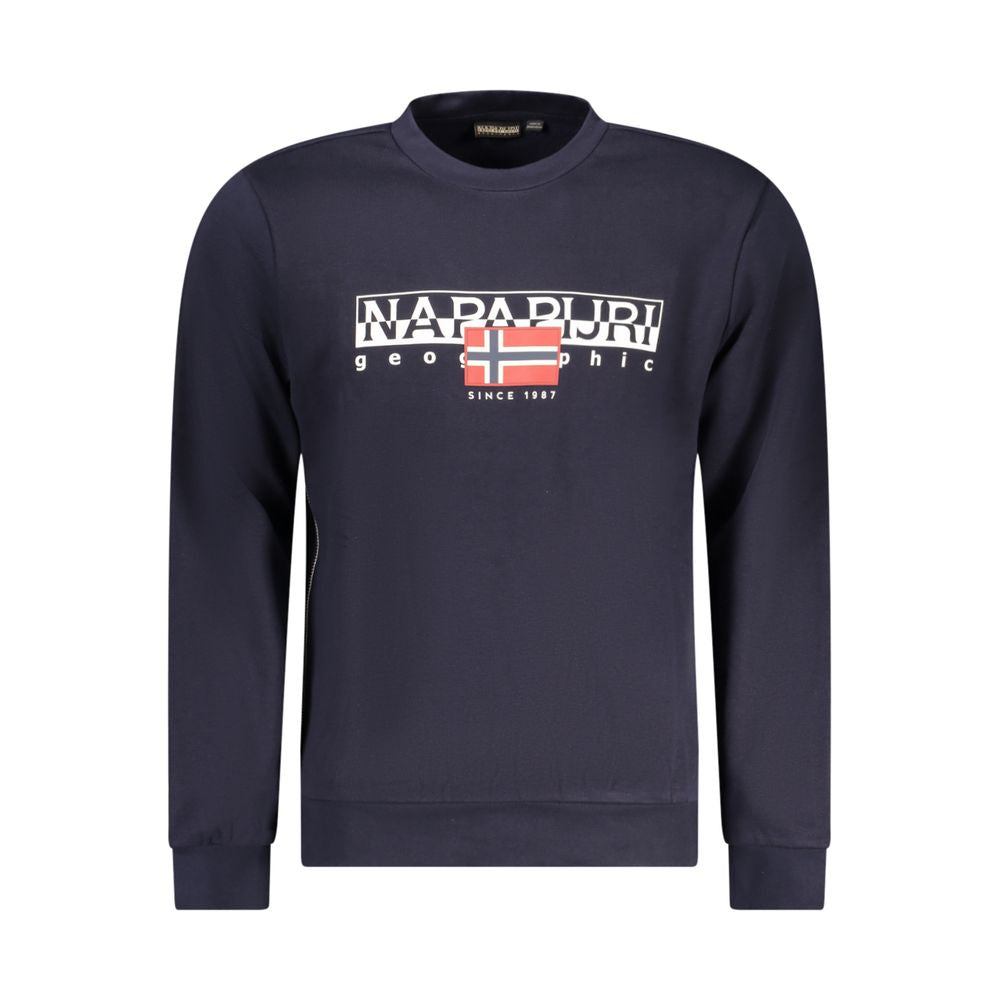 Napapijri Blue Cotton Sweater NA-32108-S