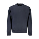 Hugo Boss Blue Cotton Sweater BO-33087-S
