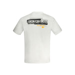 Napapijri White Cotton T-Shirt NA-33201-XXL