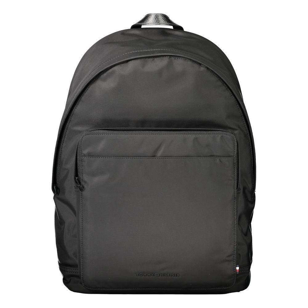 Tommy Hilfiger Black Polyester Backpack TO-33677