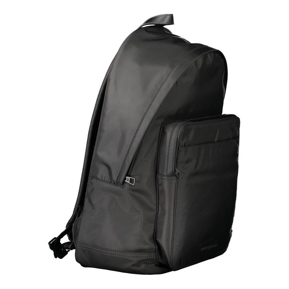 Tommy Hilfiger Black Polyester Backpack TO-33677