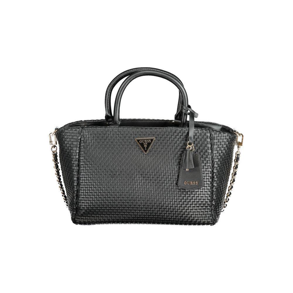Guess Jeans Black Polyethylene Handbag GU-33958