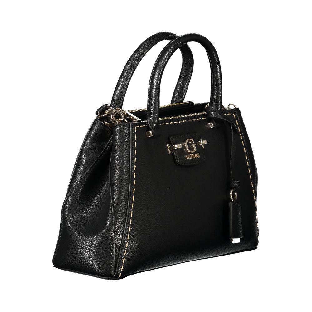 Guess Jeans Black Polyethylene Handbag GU-34825