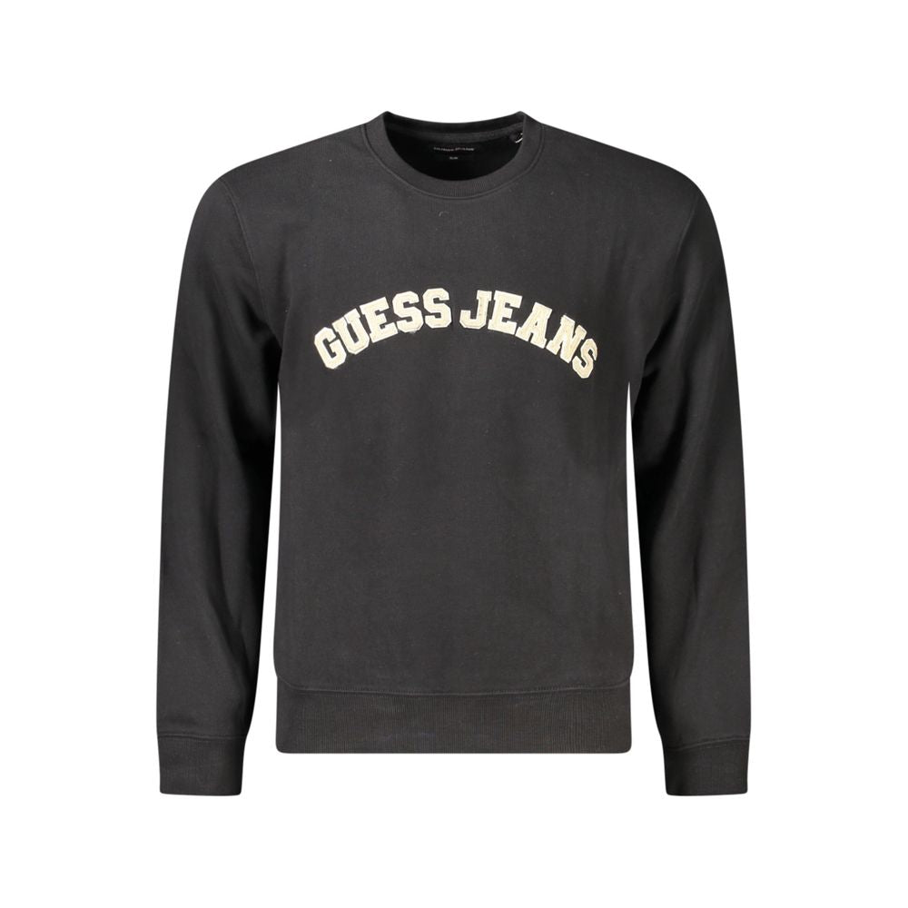 Guess Jeans Black Cotton Sweater GU-35095-S