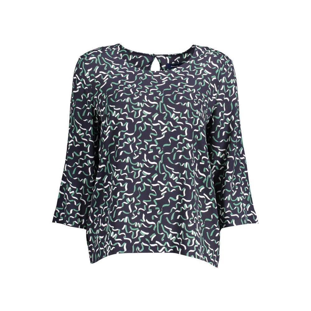Gant Blue Viscose Sweater GA-14756-34