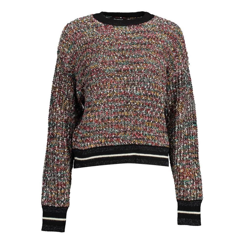 Desigual Black Polyester Sweater DE-15006-L