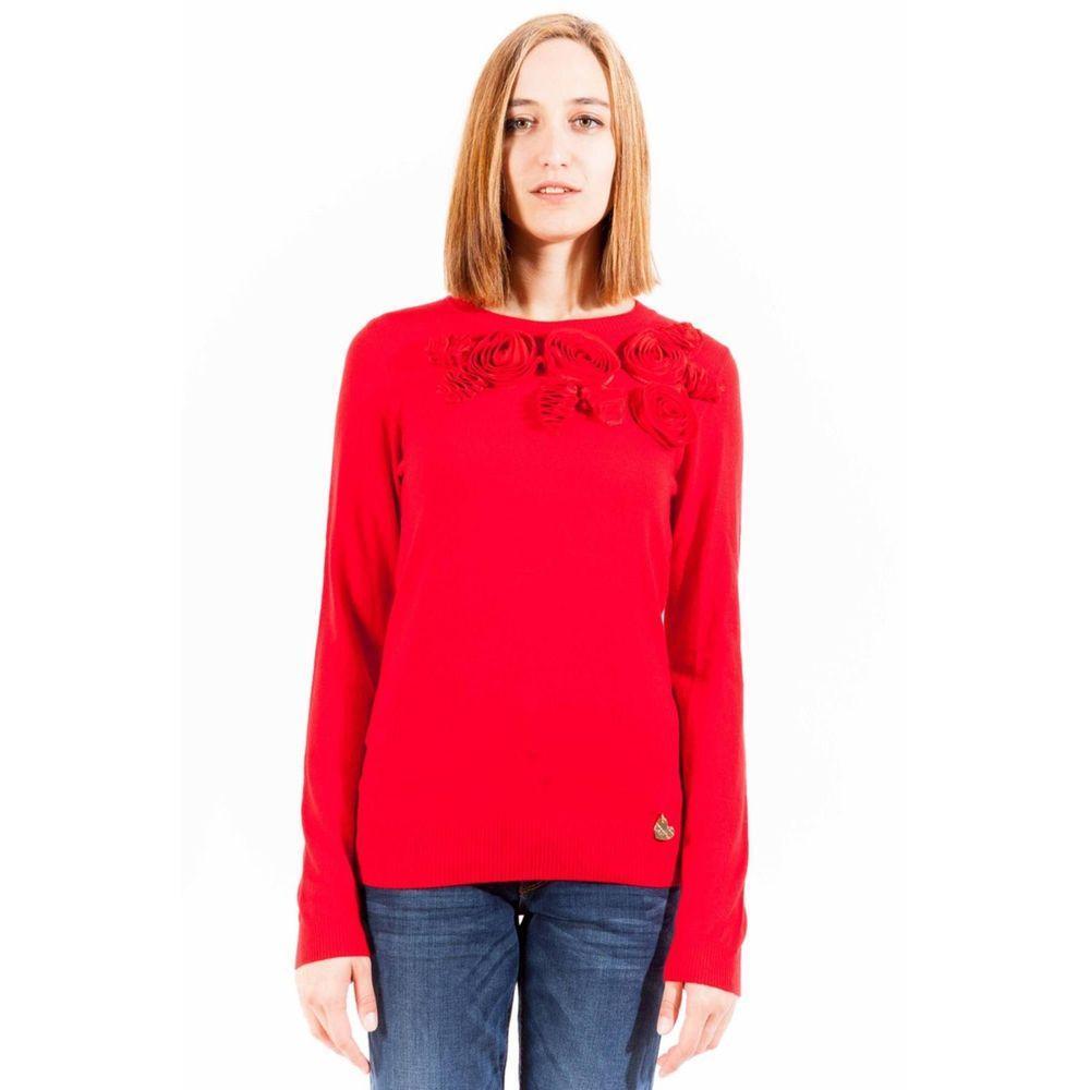 Love Moschino Red Polyester Sweater LO-2446-44