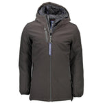 Yes Zee Black Polyester Jacket YE-9431-XL