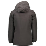 Yes Zee Black Polyester Jacket YE-9431-XL