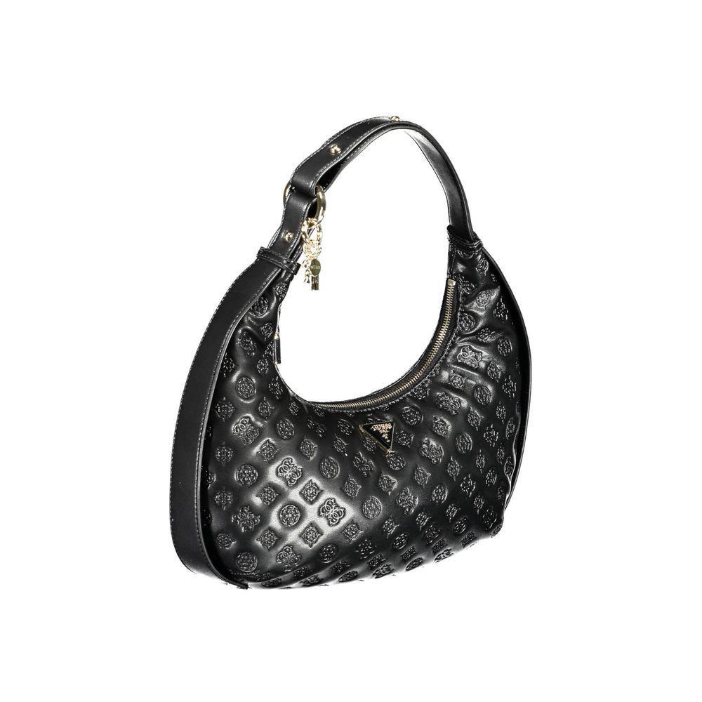 Guess Jeans Black Polyethylene Handbag GU-17267