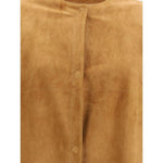 Salvatore Santoro Suede Coat SA-48089DCARAMEL-IT42 | L
