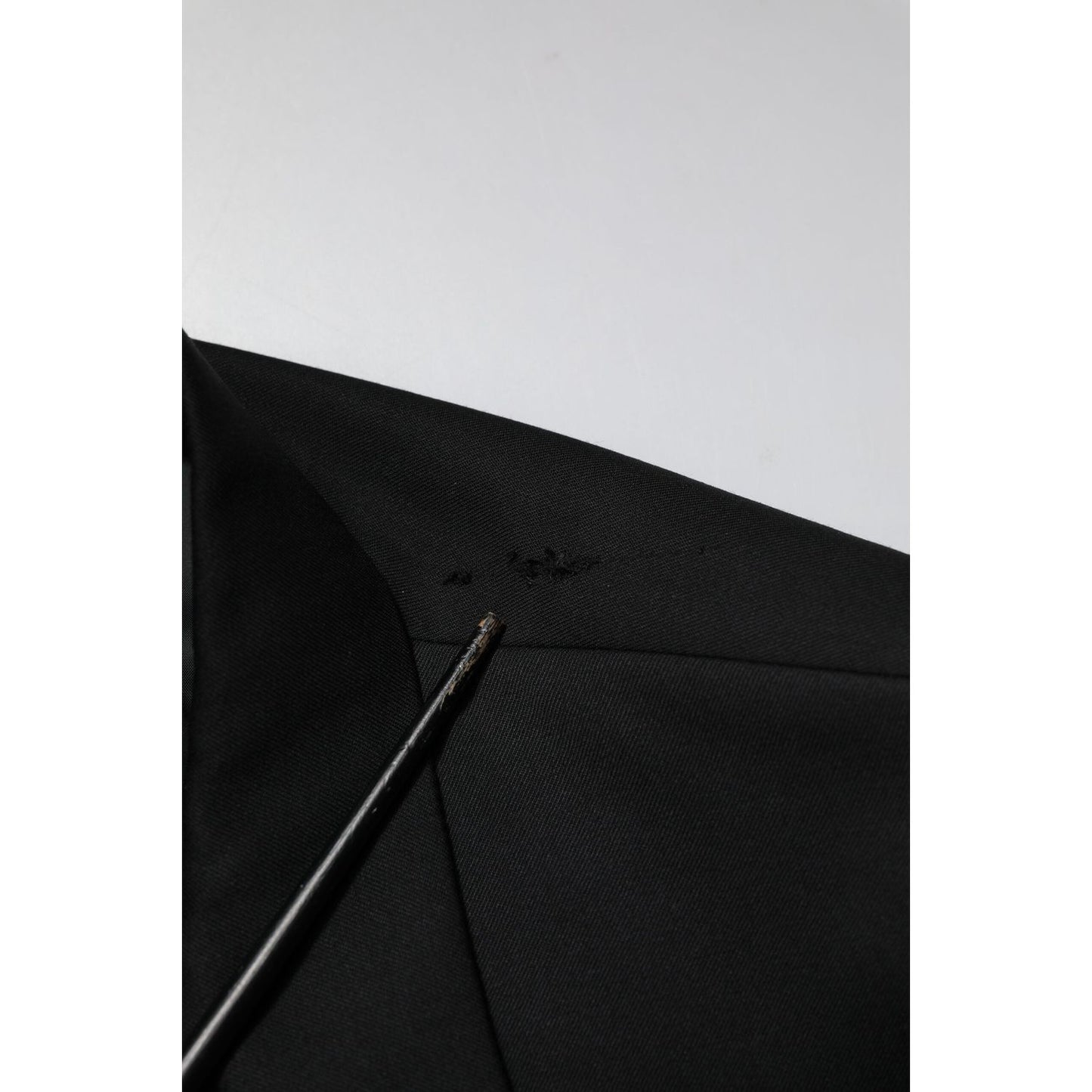 Emporio Armani Black Double Breasted Men Jacket Suit Blazer JKT41461-48