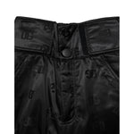 Dolce & Gabbana Black Nylon DG Logo Straight Pants