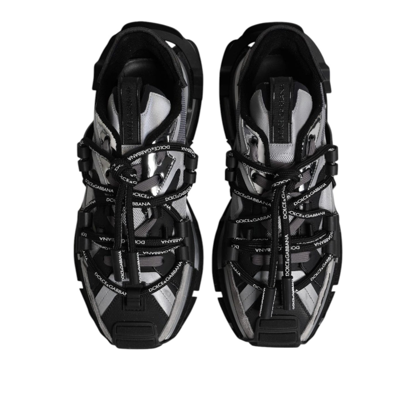 Dolce & Gabbana Multicolor Panelled Space Sneakers Shoes MV7368-40